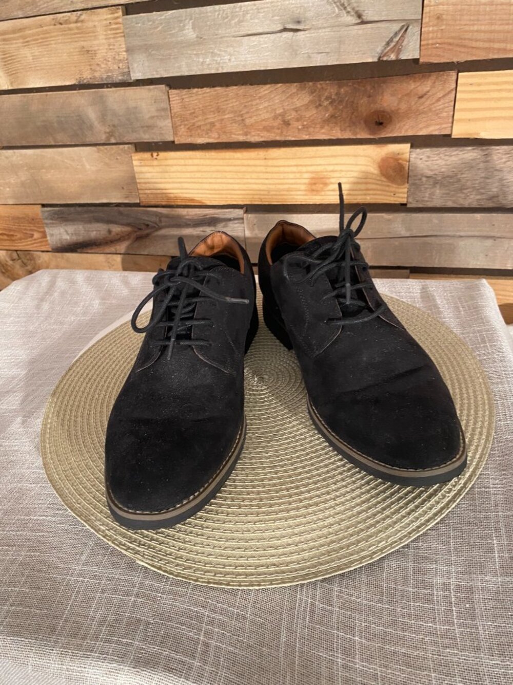 H&M Men’s Black Lace-Up Dress Shoes Size 42 / US 9 Business Casual Classic